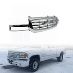 Fits 2003-2007 Gmc Sierra 1500 All Chrome Front Grille Shell Insert Trim. Fixed Price $189.07.