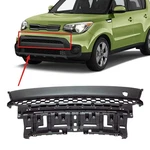 Front Upper Grille Textured Black For 2017-2019 Kia Soul Bumper 86561B2500. Fixed Price $46.99.