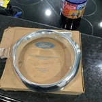 Nos 1963 Ford Falcon Headlamp Door C3DZ-13064-B Rh. Fixed Price $250.00.