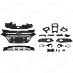 17PC For Hr-v 2016-2018 Bumper Radiator Support Cover Grille Mesh Fog Light Kit. Fixed Price $107.92.