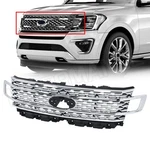 Front Bumper Grille Chrome Assembly Ford Expedition Platinum 2018-2021. Fixed Price $729.99.