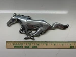 Oem Used 05-09 Ford Mustang Front Grille Pony Emblem Badge 4R33-8A224-A. Fixed Price $29.99.