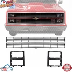 New Front Grille And Headlight Bezels For 1983-1984 Chevrolet C/k Series Pickup. Fixed Price $133.66.