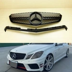 Abs Front Grille Full Matte Black For Mercedes Benz W207 C207 E-class 2010-2013. Fixed Price $198.63.