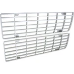 1970 Ford F100F250F350 Pickup Truck; Front Grille Inserts; Argent Silver: Pair. Fixed Price $169.99.