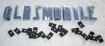 1953 88 98 Fiesta Grille Bar "oldsmobile" Letter Set. Die Cast Chrome. Fixed Price $98.50.