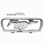 1966 Mustang Standard Grille Emblem Corral & Pony Horse Chrome Metal New Dii. Fixed Price $169.95.