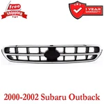 2000-2002 Subaru Outback Front Grille Chrome Shell W/ Black Insert Replacement. Fixed Price $83.30.