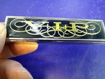 (1) Nos Oem Mopar 1966 Plymouth Fury Vip Rear Panel Badge Emblem Nameplate. Fixed Price $79.00.