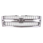 Chrome/black Capa Front Grille Fits 2007-2010 Chevrolet Silverado 2500 104-01987. Fixed Price $366.55.