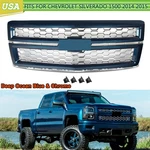 For 2014-2015 Ls Ltz Silverado 1500 Deep Ocean Blue Chrome Mesh Front Grille. Fixed Price $173.36.