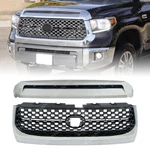For 14-21 Toyota Tundra Chromed Front Upper Grille W/ Hood Bulge Molding. Fixed Price $189.25.