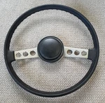 Used 1970-1974 Challenger Cuda Black Steering Wheel Mopar 3575563 73992. Fixed Price $95.77.
