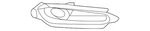 Genuine Honda Outer Grille 71106-T7J-H00. Fixed Price $50.95.