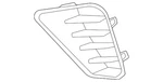 Genuine Volkswagen Grille 3CM-853-665-9B9. Fixed Price $78.10.