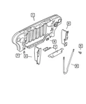 Genuine Mopar Radiator Closure Panel 55174594AG. Fixed Price $705.01.