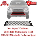 Bumper Face Bar Grilles For Mitsubishi Outlander Sport Rvr Front Lower 6402A505. Fixed Price $89.30.