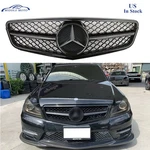 Gloss Black Amg Style Grille For Mercedes Benz C-class W204 C250 2008-2014. Fixed Price $65.00.