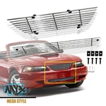 Fits 1999-2004 Ford Mustang Billet Grille Front Upper Bumper Combo. Fixed Price $62.04.