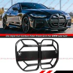 For 21-26 Bmw G22 G23 430I M440I Csl Style Full Carbon Fiber Nose Grille. Fixed Price $505.99.