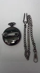 Triumph TR3A Roadster REF269 Car Emblem On Polished Black Case Mens Pocket Watch. Fixed Price $25.55.