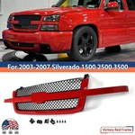 Victory Red Front Grille Assembly For 2003-07 Chevrolet Silverado 1500 2500 3500. Fixed Price $135.99.