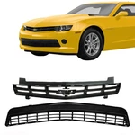 Front Bumper Grille Assembly Kit For 2014-2015 Chevrolet Camaro Coupe Ls Lt. Fixed Price $210.00.
