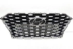 Nice 2020 - 2022 Hyundai Palisade Limited Front Upper Grille Silver Oem. Fixed Price $299.00.