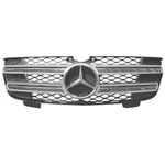 Oem Front Upper Grille Assembly Brilliant Silver For Mercedes W164 GL320 GL450. Fixed Price $435.95.