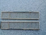 68-76 C3 Corvette Rear Deck Vent Grilles-- Gm #336188/3936362--SURVIVORS!!. Fixed Price $59.95.