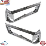 New Front Chrome Headlight Door Left Right Pair For 1981-1985 Chevrolet Caprice. Fixed Price $142.33.