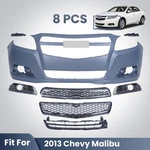 Front Bumper Cover Assembly Grille Kit For 2013 Chevy Chevrolet Malibu 8PCS. Fixed Price $239.99.