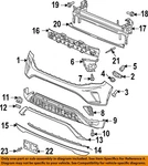 Volkswagen Oem 20-23 Atlas Cross Sport Front Bumper Grille 3CM807221GRU. Fixed Price $718.94.
