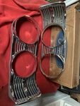 Nos Pair 1969 Ford Galaxie 500 Custom Headlight Doors C9AZ-13064A, B. Fixed Price $300.00.