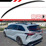 For 2021-26 Toyota Sienna Jdm Sport Gloss Black Tailgate Trunk Mid Wing Spoiler. Fixed Price $134.99.