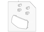 Genuine Acura Cover Radar 71125-TGV-A01. Fixed Price $730.47.