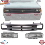 New Front Grille Left Right Turn Signal Light 3PC For 1994-1997 Chevrolet Blazer. Fixed Price $139.33.