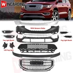 Front Bumper Cover Grille For 2017-19 Gmc Acadia Denali Assembly Chrome Kit Set. Fixed Price $417.99.