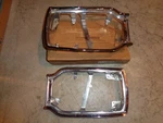Nos Mopar 1965 Dodge Polara Headlight Surround Bezels. Fixed Price $389.00.