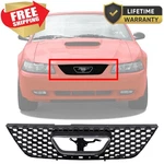 1999-2004 Grille Textured Black Shell And Insert Fits Ford Mustang Plastic. Fixed Price $73.90.