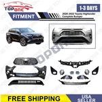 Front Bumper Cover Trim Grille Assembly Set For 2020 2021 2022 Toyota Highlander. Fixed Price $332.20.