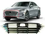 For 2020-2022 Hyundai Sonata Upper Radiator Grille Chrome Bars Se Hybrid. Fixed Price $159.26.