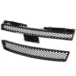 Black Front Upper+lower Grille For Chevy Tahoe Suburban Avalanche 2007-2014. Fixed Price $62.71.