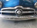 Pair Oem Ford 1949 Grille Bar Center Rh & Lh New Chrome Trim. Fixed Price $550.00.