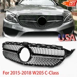Front Bumper Grille For Mercedes Benz 2015-2018 W205 C250 C180 C200 C300. Fixed Price $55.99.