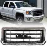 For Gmc Sierra 1500 Slt 2014-2015 23254463 Chrome Front Bumper Grille Assembly. Fixed Price $138.00.