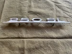 Mercedes W113 Rear Trunk Emblem Badge Insignia. Fixed Price $108.00.
