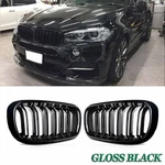 For 2014-2018 Bmw X5 F15 X6 F16 Dual Line Front Kidney Grille Glossy Black. Fixed Price $41.47.