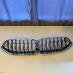 Bmw 8 Series 2019-2020 Upper Crome Silver Front Main Grille Oem 7449425. Fixed Price $199.99.