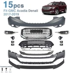 For 2017 2018 2019 Gmc Acadia Denali Front Bumper Cover Grille Assembly Kit. Fixed Price $445.99.